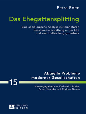 cover image of Das Ehegattensplitting